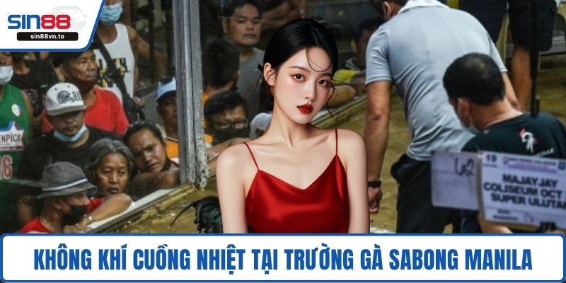 Không khí cuồng nhiệt tại Trường gà Sabong Manila