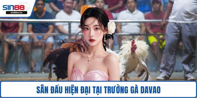 Sân đấu hiện đại tại Trường gà Davao